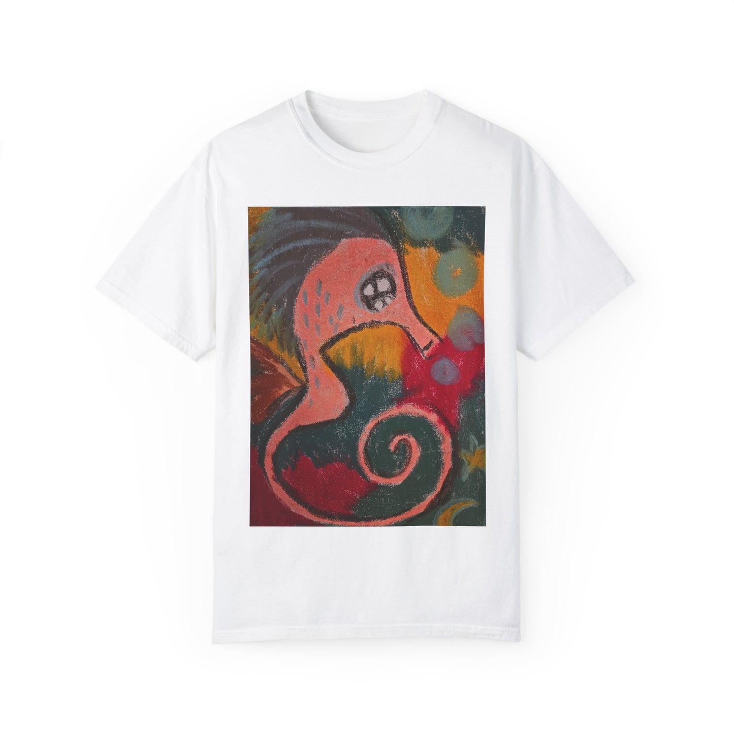 Unisex Garment-Dyed T-shirt -seahorse
