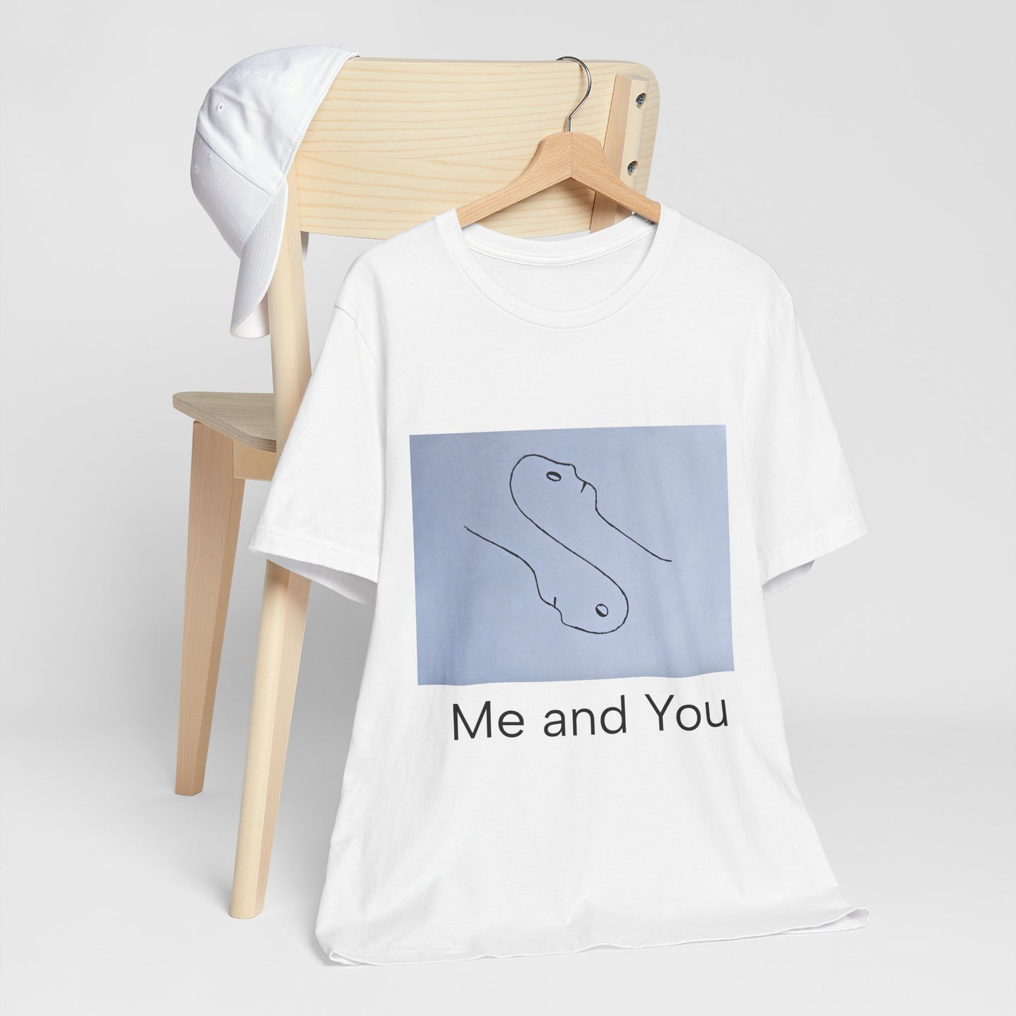 T-Shirt - Me and You = Us - Original ArtUnisex Jersey Short Sleeve Tee