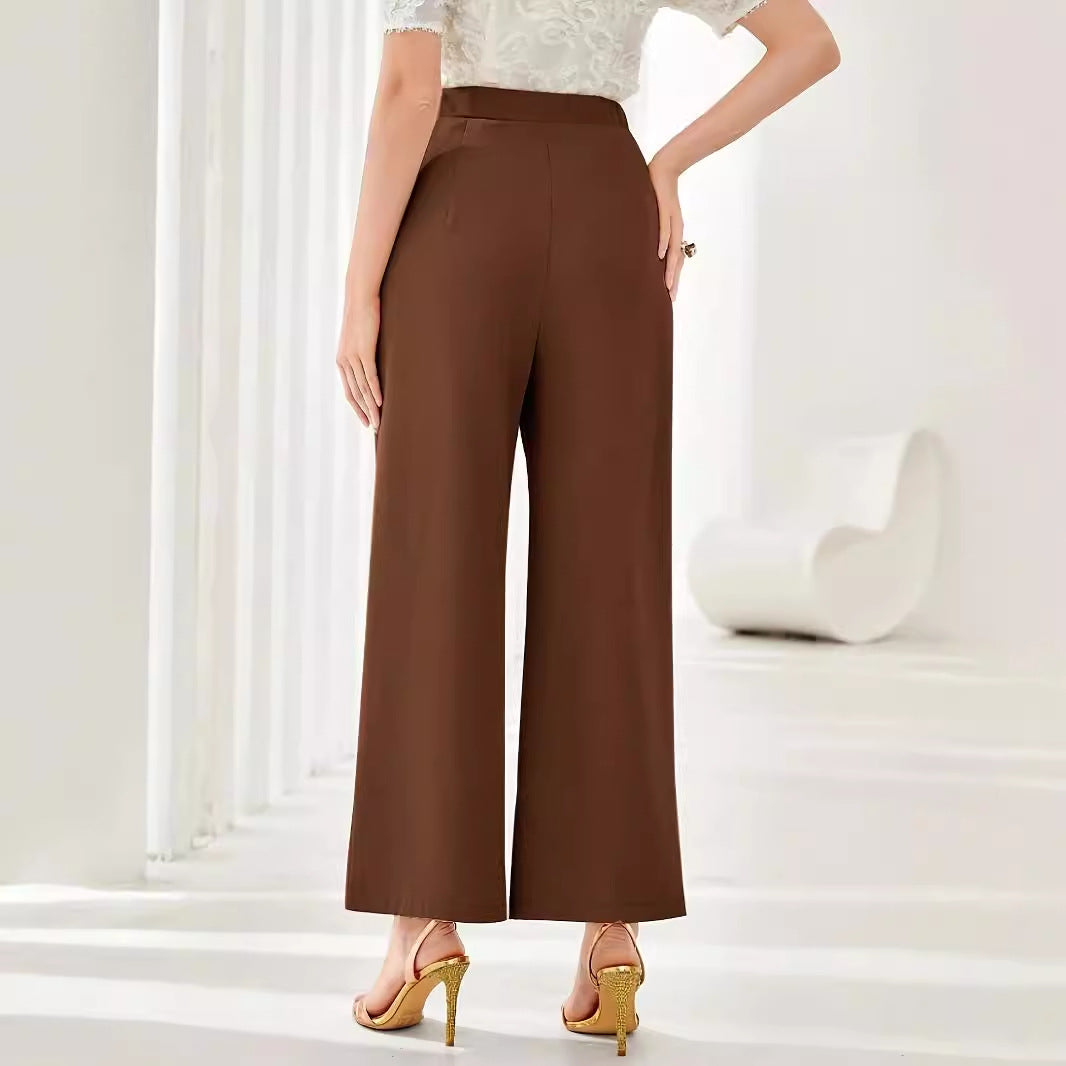 High Waist Wide Leg Pants